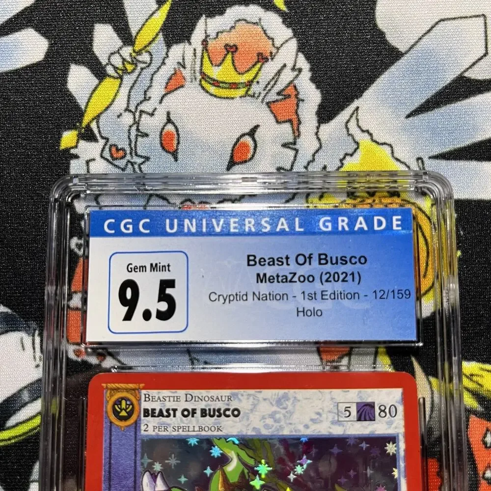 Metazoo Beast Of Busco Gem Mint 9.5 CGC Full Holo Cryptid Nation 1st Edition